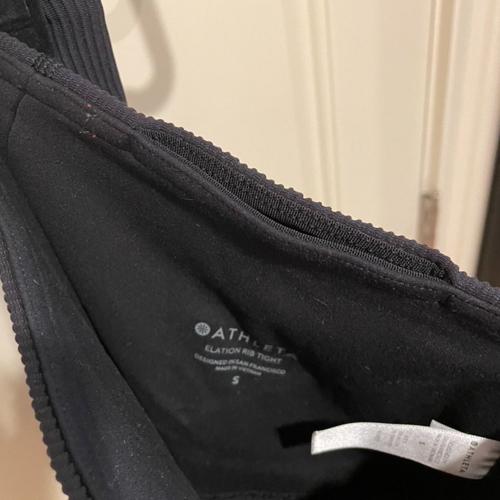 Athleta Ultra High Rise Elation Rib Tight - Picture 3 of 5